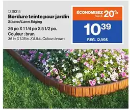 Patrick Morin Stained Lawn Edging offer