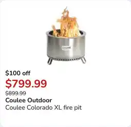 Club Piscine Coulee Colorado XL fire pit offer
