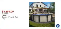 Club Piscine Country 15' round - Pool Only offer