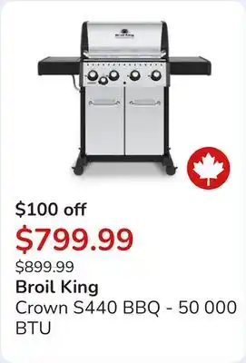 Club Piscine Crown S440 BBQ - 50 000 BTU offer
