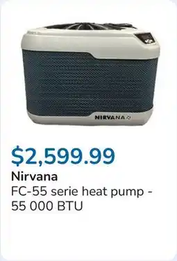 Club Piscine FC-55 serie heat pump - 55 000 BTU offer