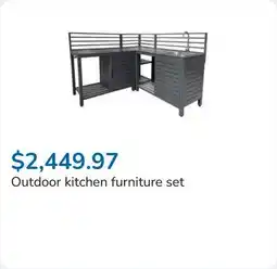 Club Piscine Outdoor kitchen furniture set offer