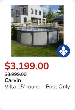Club Piscine Villa 15' round - Pool Only offer