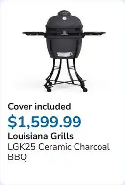 Club Piscine LGK25 Ceramic Charcoal BBQ offer