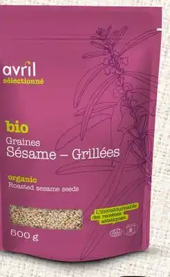Avril Graines de sésame grillées bios offer