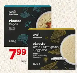 Avril Risotto offer