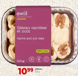 Avril gâteau offer