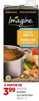 Avril Bouillon ou crème bios offer