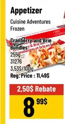 Mayrand Cranberry and Brie Bundles offer