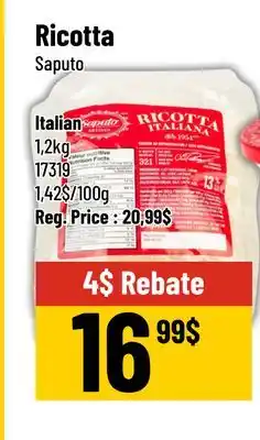 Mayrand Italian Ricotta Cheese Canada offer