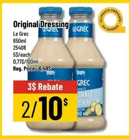 Mayrand Original Dressing QUEBEC offer