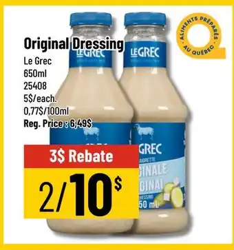 Mayrand Original Dressing QUEBEC offer