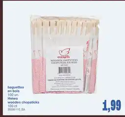 Wholesale Club BAGUETTES EN BOIS, 100 un offer