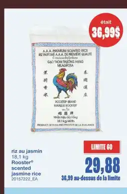 Wholesale Club RIZ AU JASMIN, 18,1 kg offer