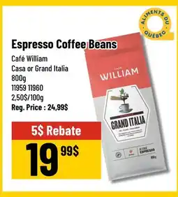 Mayrand Cafe William Espresso QUEBEC offer