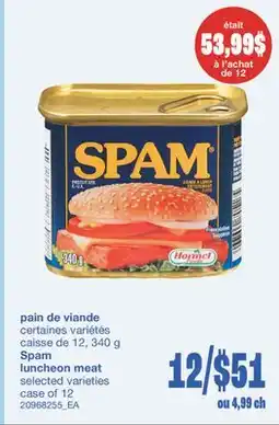 Wholesale Club PAIN DE VIANDE, CAISSE DE 12, 340 G offer