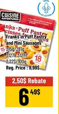 Mayrand Frozen Mini Sausages Québec offer