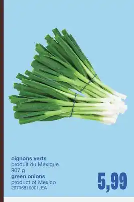Wholesale Club OIGNONS VERTS, 907 g offer