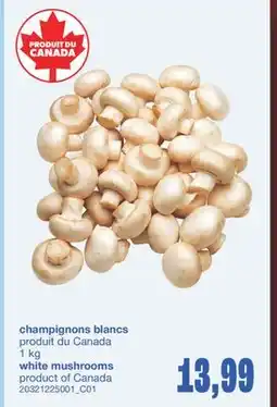 Wholesale Club CHAMPIGNONS BLANCS, 1 kg offer