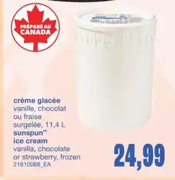 Wholesale Club CRÈME GLACÉE, 11,4 L offer