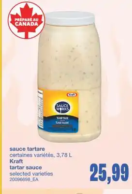 Wholesale Club SAUCE TARTARE, 3,78 L offer