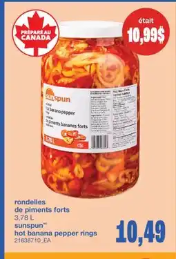 Wholesale Club RONDELLES DE PIMENTS FORTS, 3,78 L offer