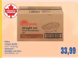 Wholesale Club FRITES COUPE DROITE, 2,27-13,62 KG offer