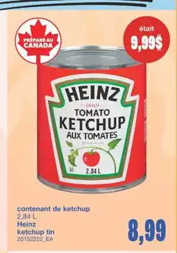 Wholesale Club CONTENANT DE KETCHUP, 2,84 L offer
