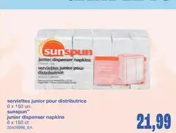 Wholesale Club SERVIETTES JUNIOR POUR DISTRIBUTRICE, 6 x 150 un offer