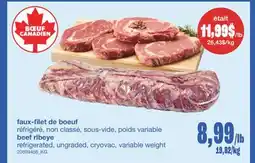 Wholesale Club FAUX-FILET DE BOEUF offer