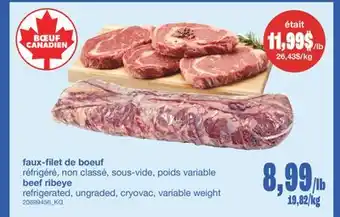 Wholesale Club FAUX-FILET DE BOEUF offer