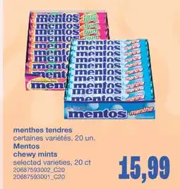 Wholesale Club MENTHES TENDRES, 20 UN offer