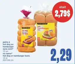 Wholesale Club PAINS À HOT DOG OU HAMBURGER SANS NOM , 12 un offer