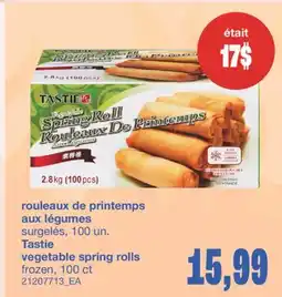 Wholesale Club ROULEAUX DE PRINTEMPS AUX LÉGUMES, 100 UN offer