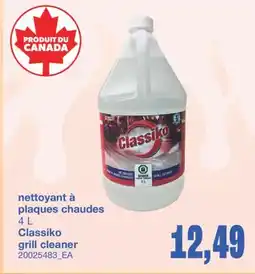 Wholesale Club NETTOYANT À PLAQUES CHAUDES CLASSIKO, 4 L offer