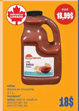 Wholesale Club SALSA, 3,7 L offer