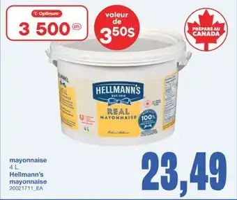 Wholesale Club MAYONNAISE HELLMANN'S, 4 L offer