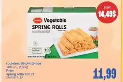 Wholesale Club ROULEAUX DE PRINTEMPS, 100 UN., 2,8 KG offer