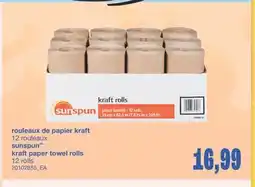 Wholesale Club ROULEAUX DE PAPIER KRAFT, 12 ROULEAUX offer