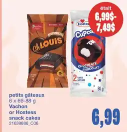 Wholesale Club PETITS GÂTEAUX, 6 X 66-88 G offer
