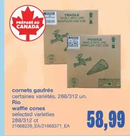 Wholesale Club CORNETS GAUFRÉS, 288/312 un offer