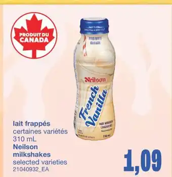 Wholesale Club LAIT FRAPPÉS, 310 ML offer