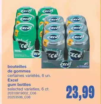 Wholesale Club BOUTEILLES DE GOMMES, 6 UN offer