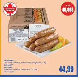 Wholesale Club SAUCISSES, 5 kg offer
