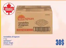 Wholesale Club RONDELLES D'OIGNON, 4 KG offer