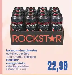 Wholesale Club BOISSONS ÉNERGISANTES, 12 X 473 ML, CONSIGNE offer