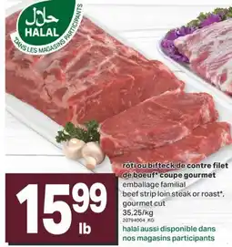 L'Intermarché RÔTI OU BIFTECK DE CONTRE FILET DE BOEUF* COUPE GOURMET offer