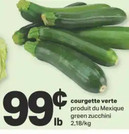 L'Intermarché COURGETTE VERTE offer