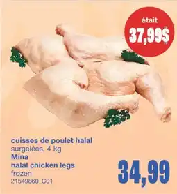 Wholesale Club CUISSES DE POULET HALAL, 4 kg offer