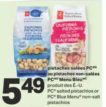 L'Intermarché PISTACHES SALÉES OU PISTACHES NON-SALÉES offer